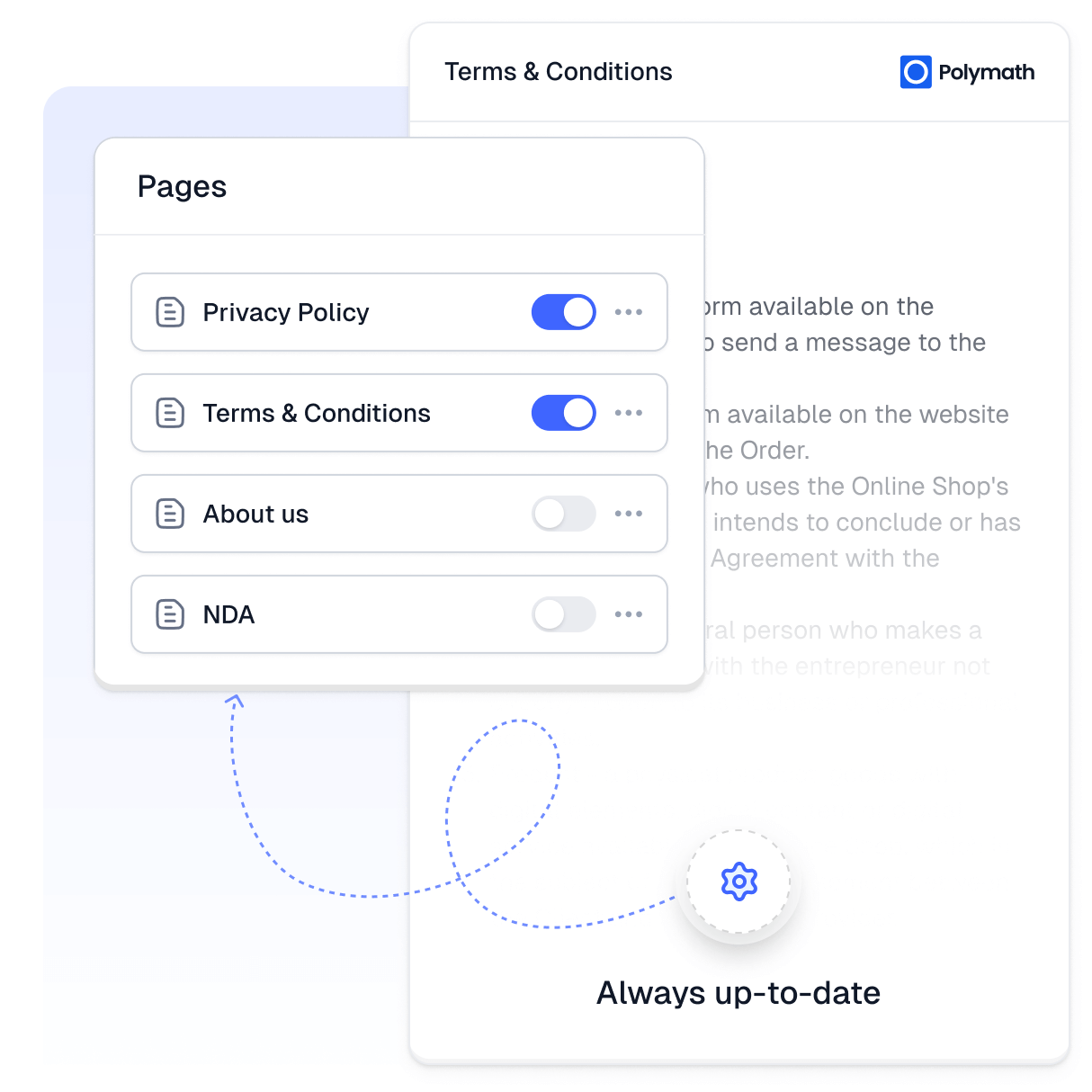 Document types that can be created with Easylegal