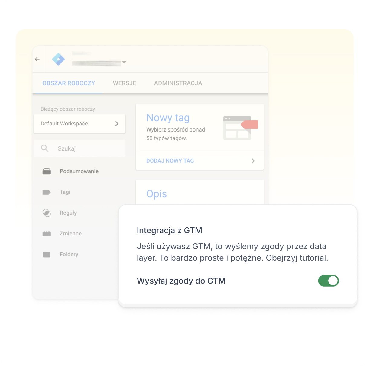 Moduł integracji z Google Tag Manager