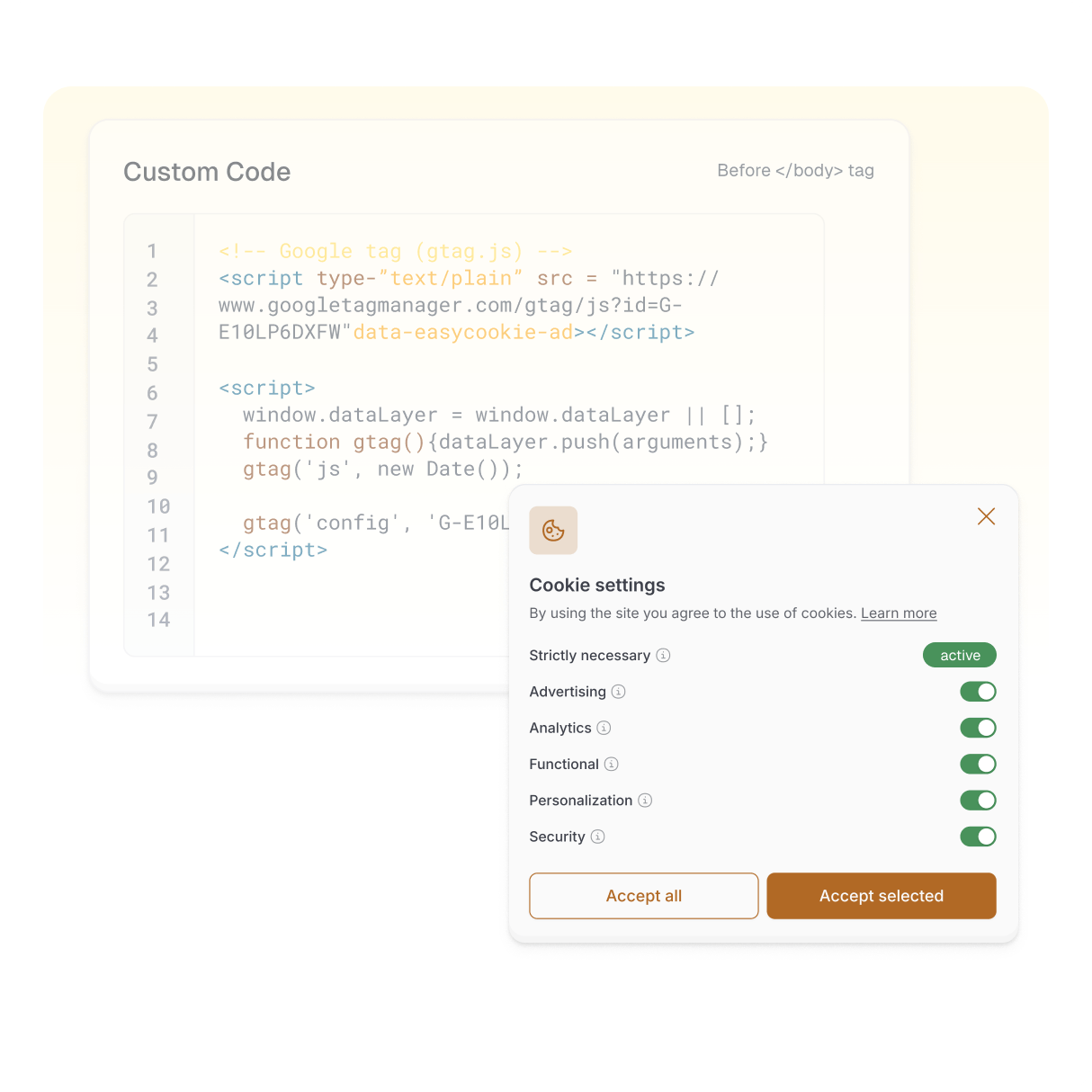 Código personalizado para bloquear scripts sin usar GTM