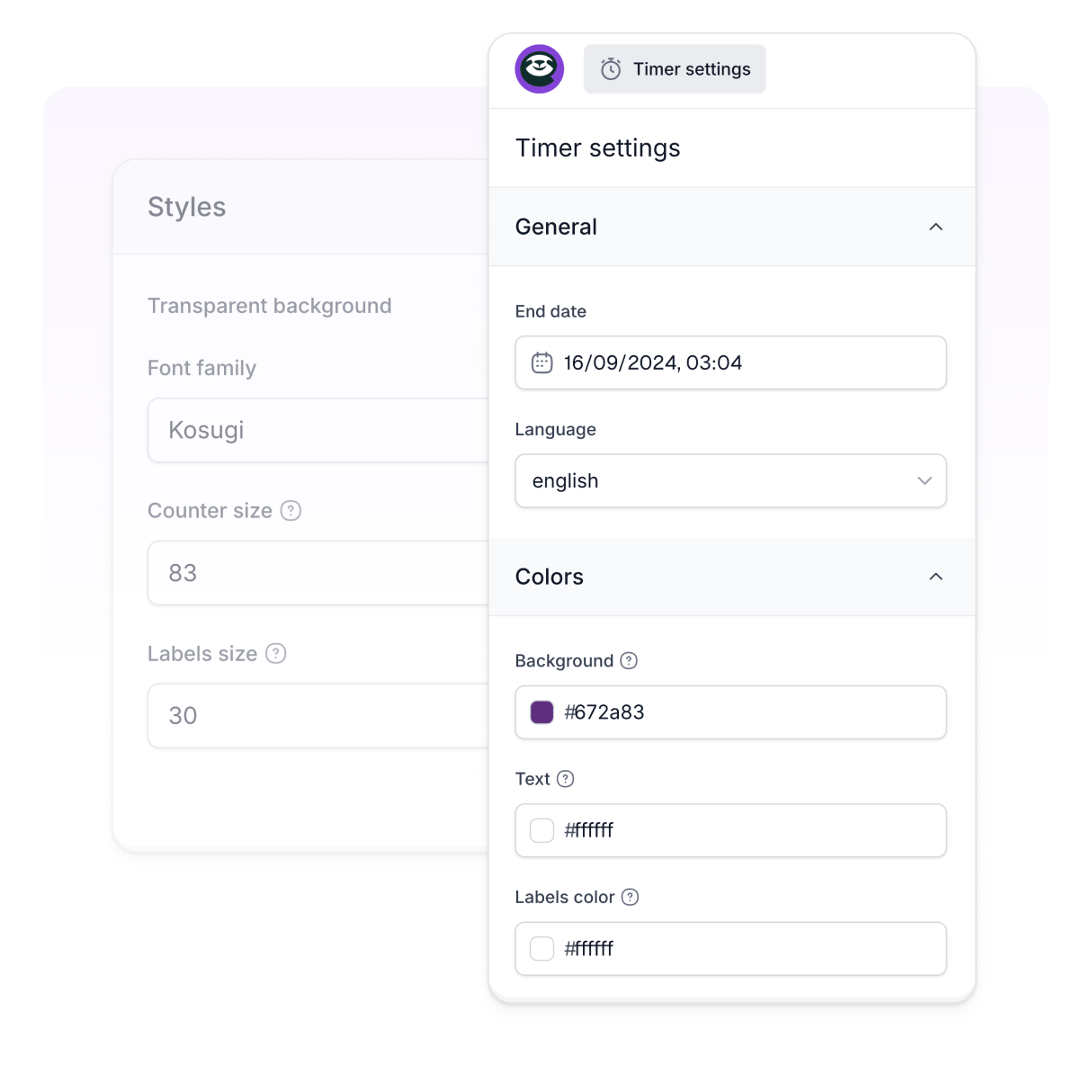 Easytimer intuitive builder interface.