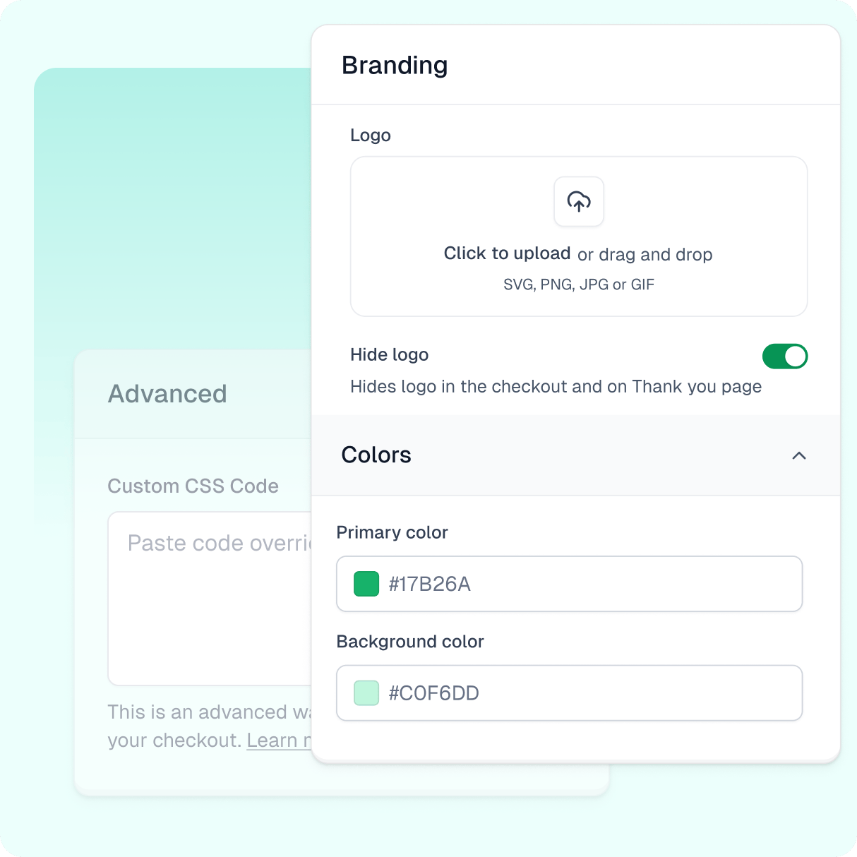 Branding and styles