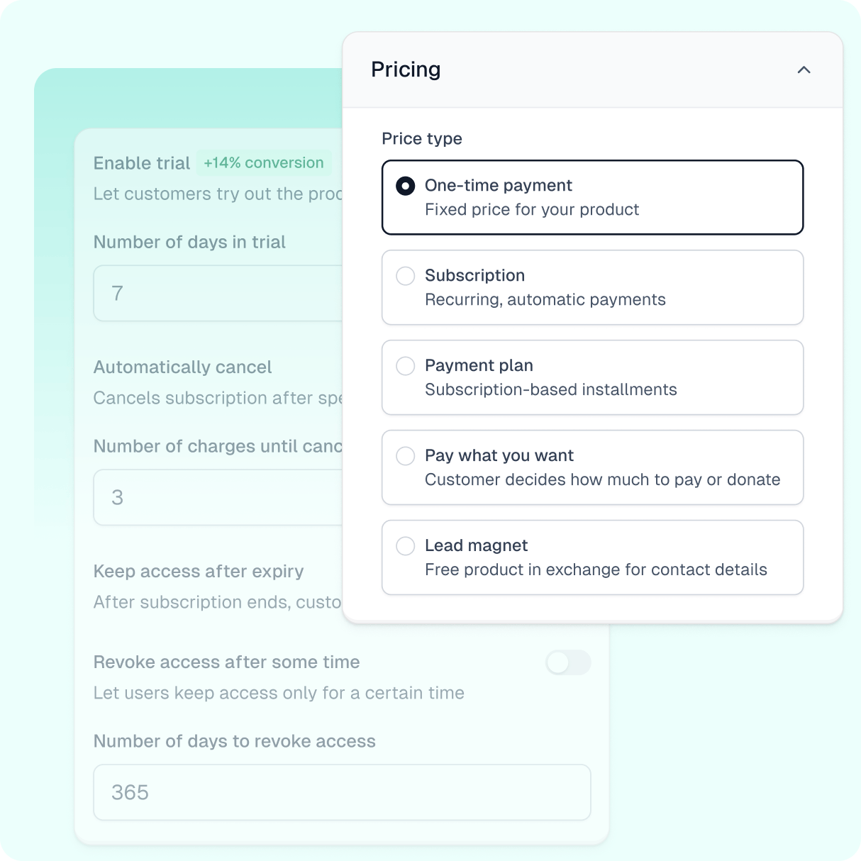 Pricing models