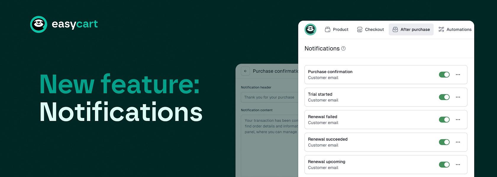 Edit and manage email notifications