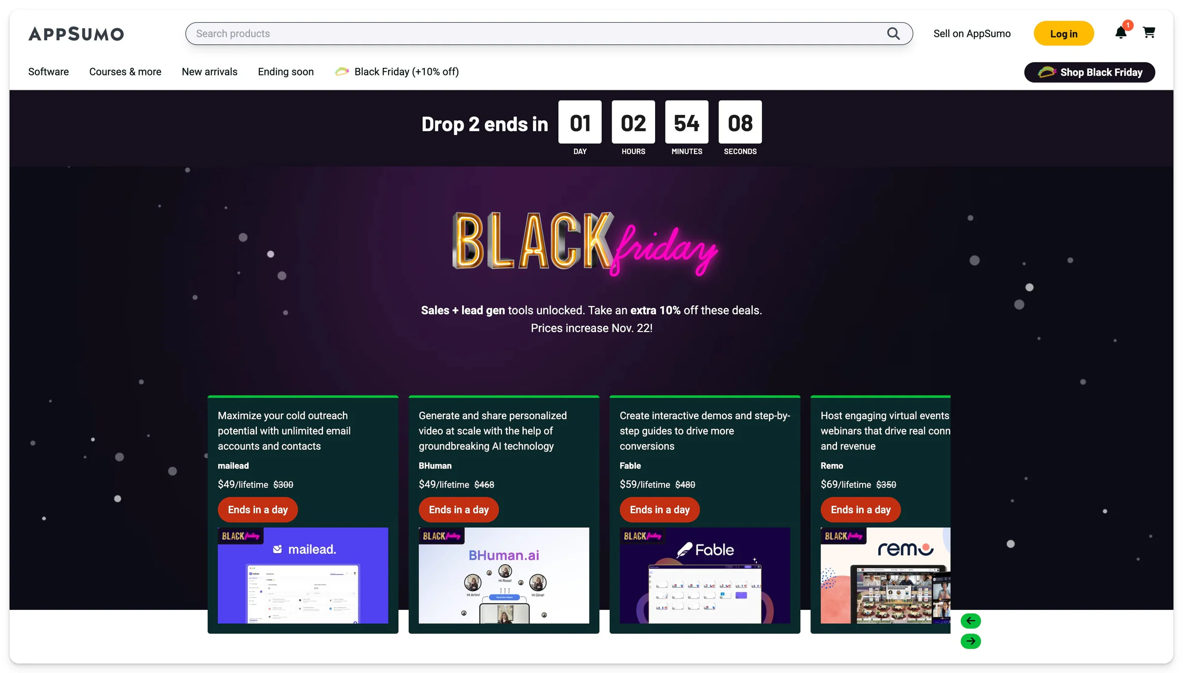 Źródło: https://appsumo.com/