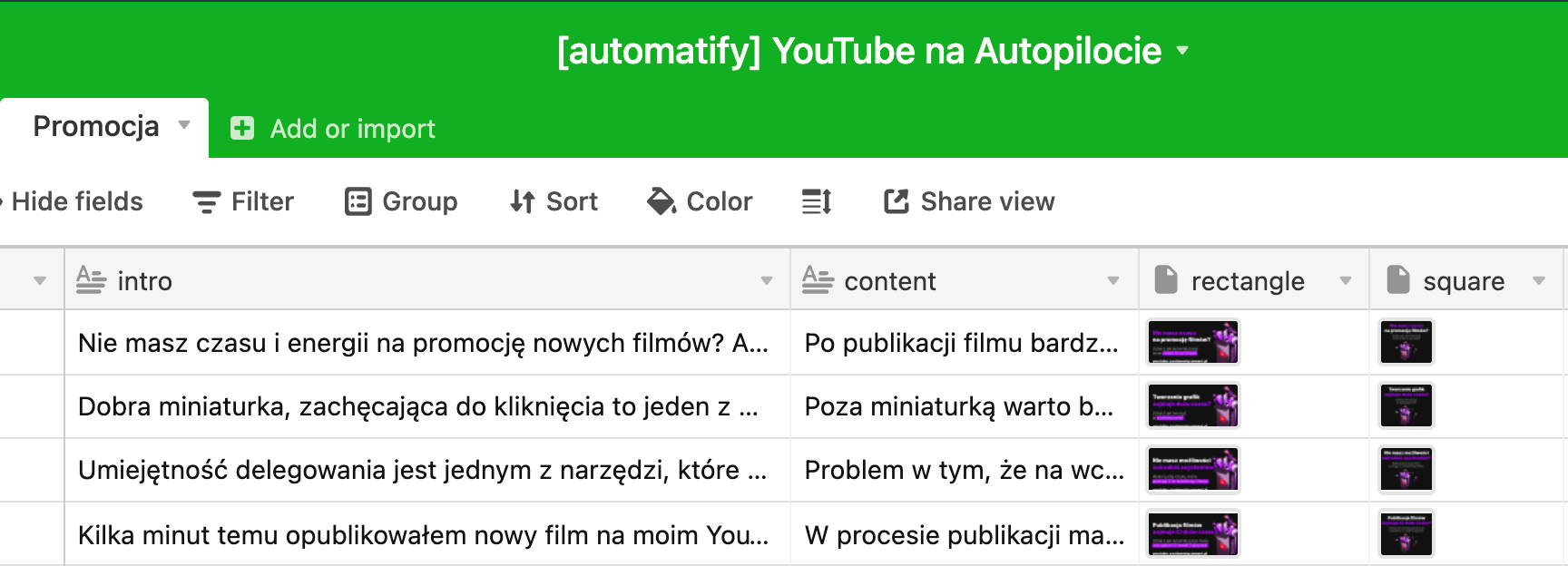 Taka konfiguracja sprawia, że gromadzisz przy okazji treści postów w jednym miejscu, co z kolei otwiera możliwość do…