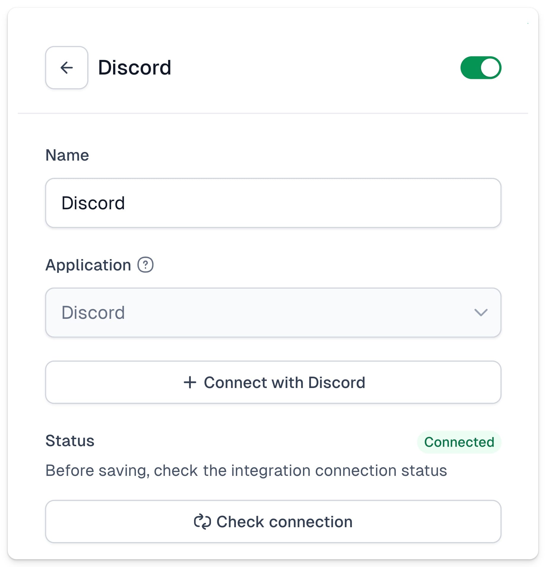Connect your Discord account to Easytools