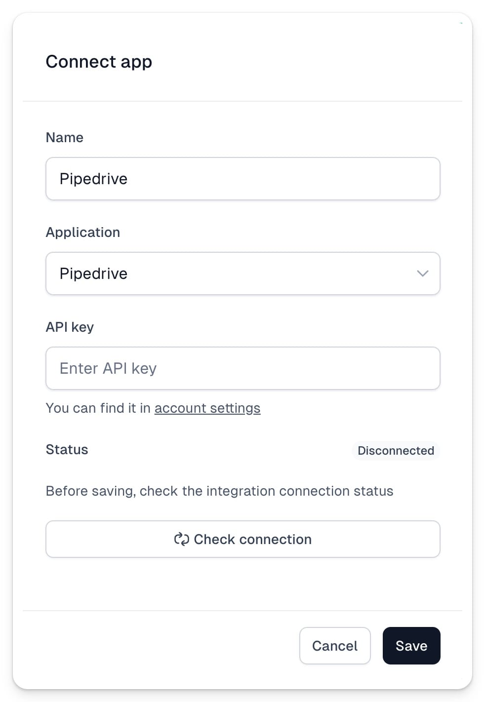 6793a362528643066ccfd954 6793a17e93ec770a25c0ccbf pipedrive integration