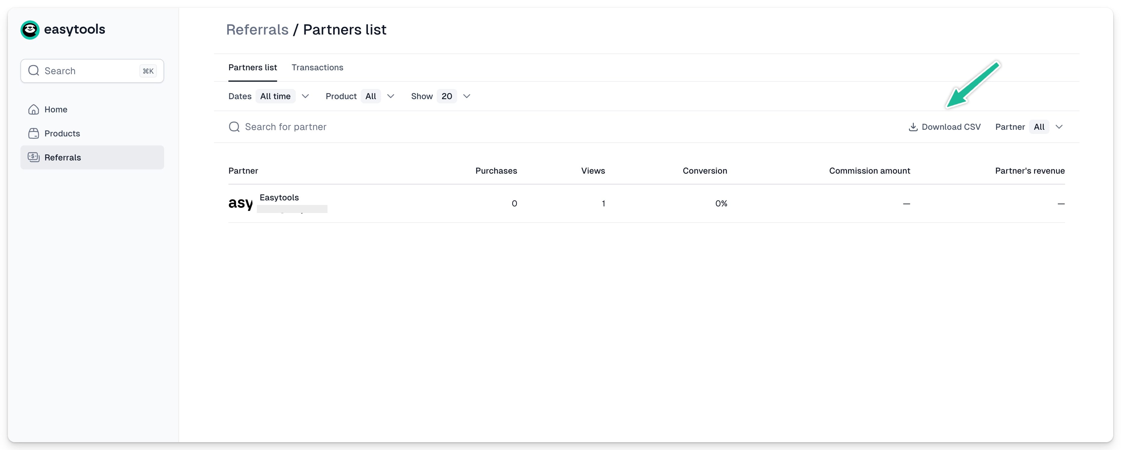 67e14f9bb6c6d4e81f5536c1 referral tab