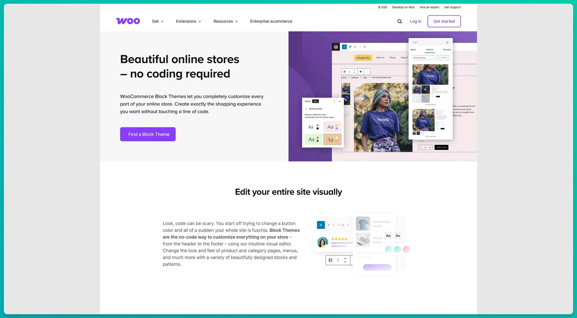 Sitio web oficial de Woocommerce