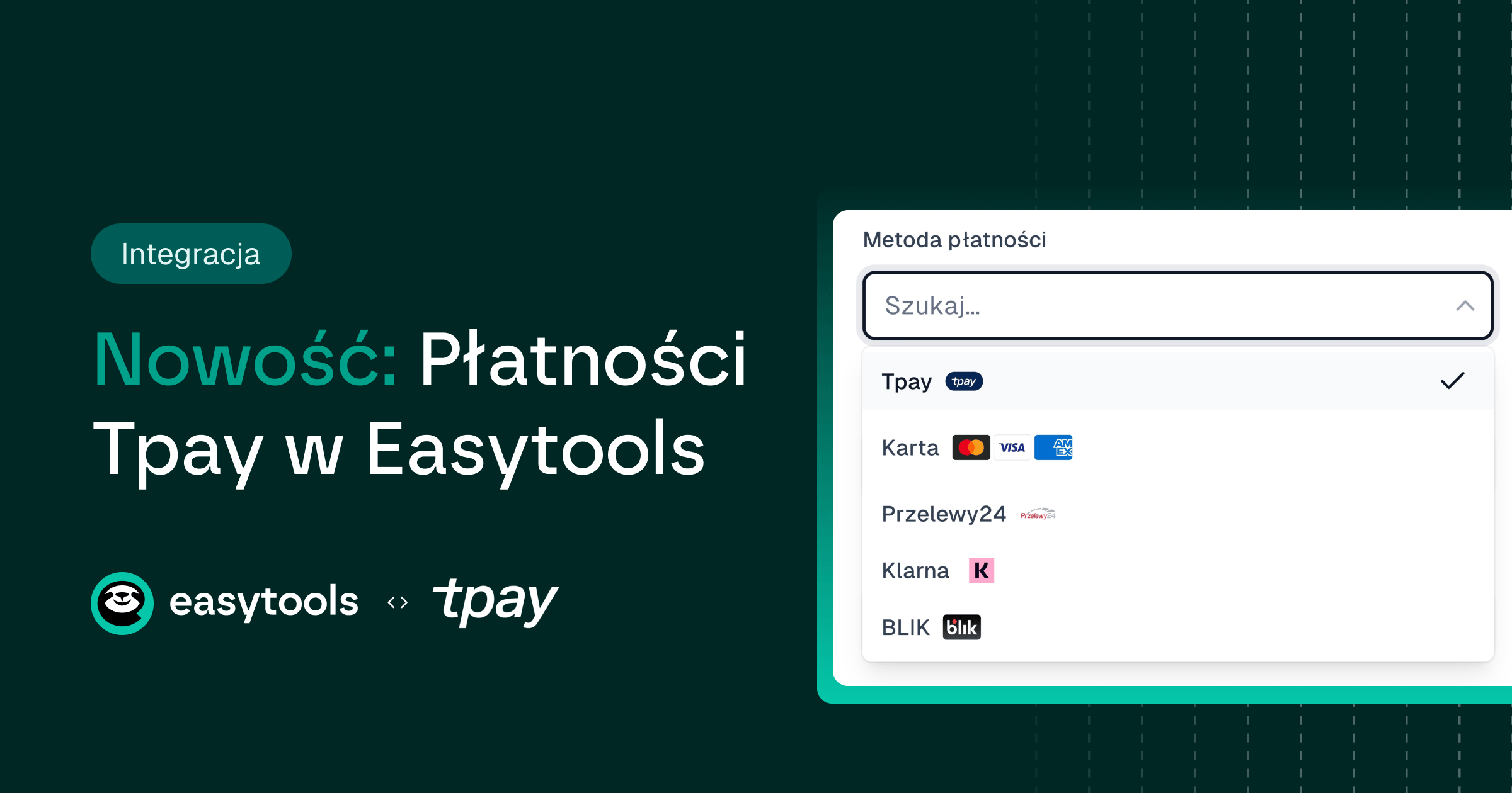 Płatności Tpay w Easytools!