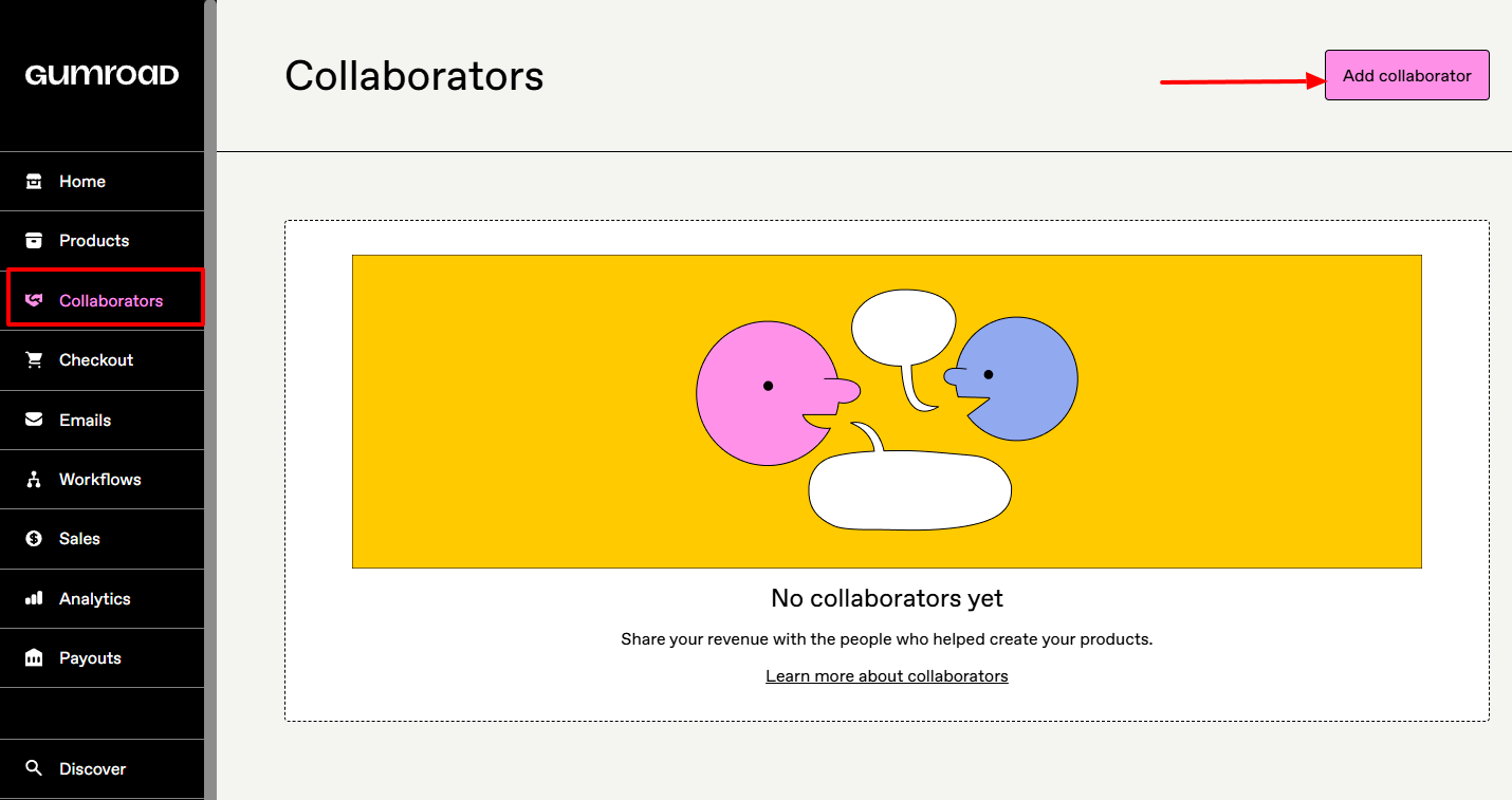 Ajout de nouveaux collaborateurs à un projet