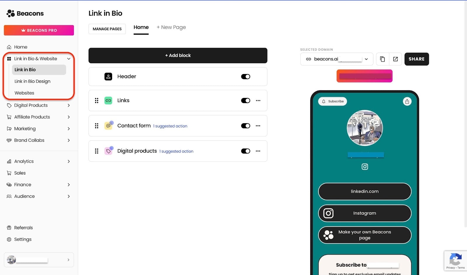 Beacons - les meilleures plateformes pour vendre des produits digitaux