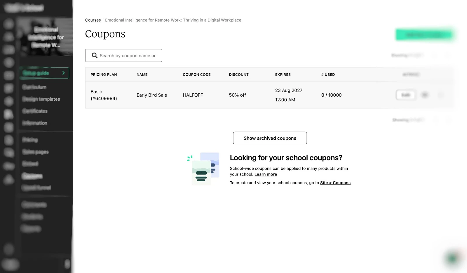 Reliable plarforms to host and sell your online courses.