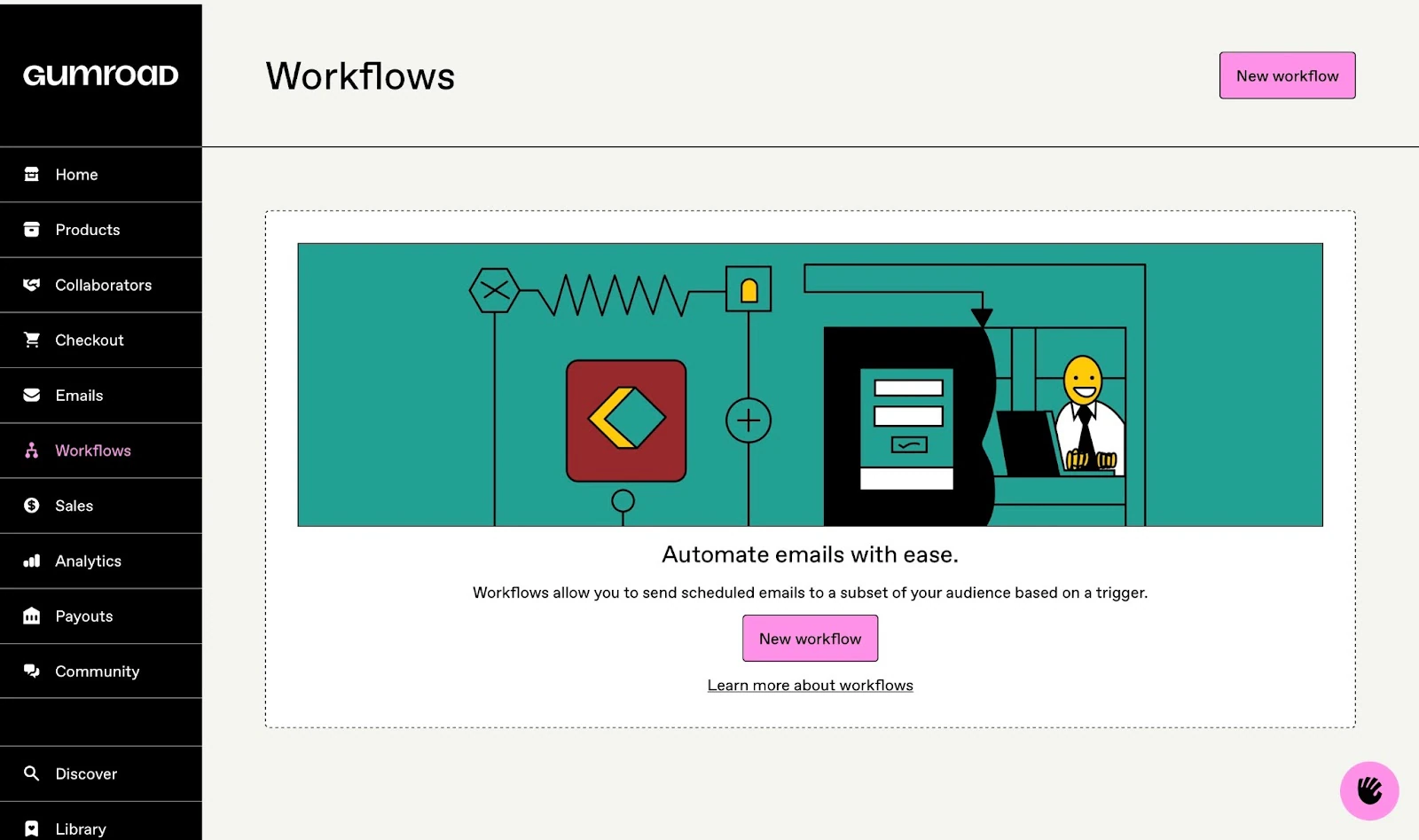 Creating automated workflows for customers