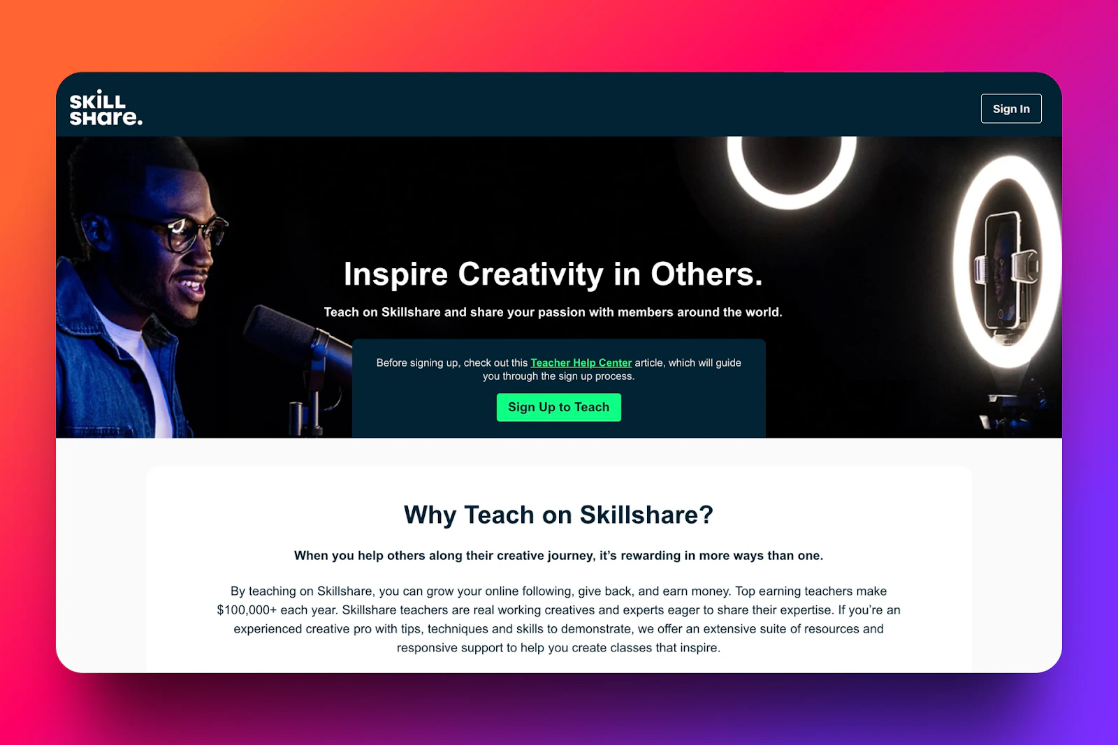 Skillshare-best online course platforms