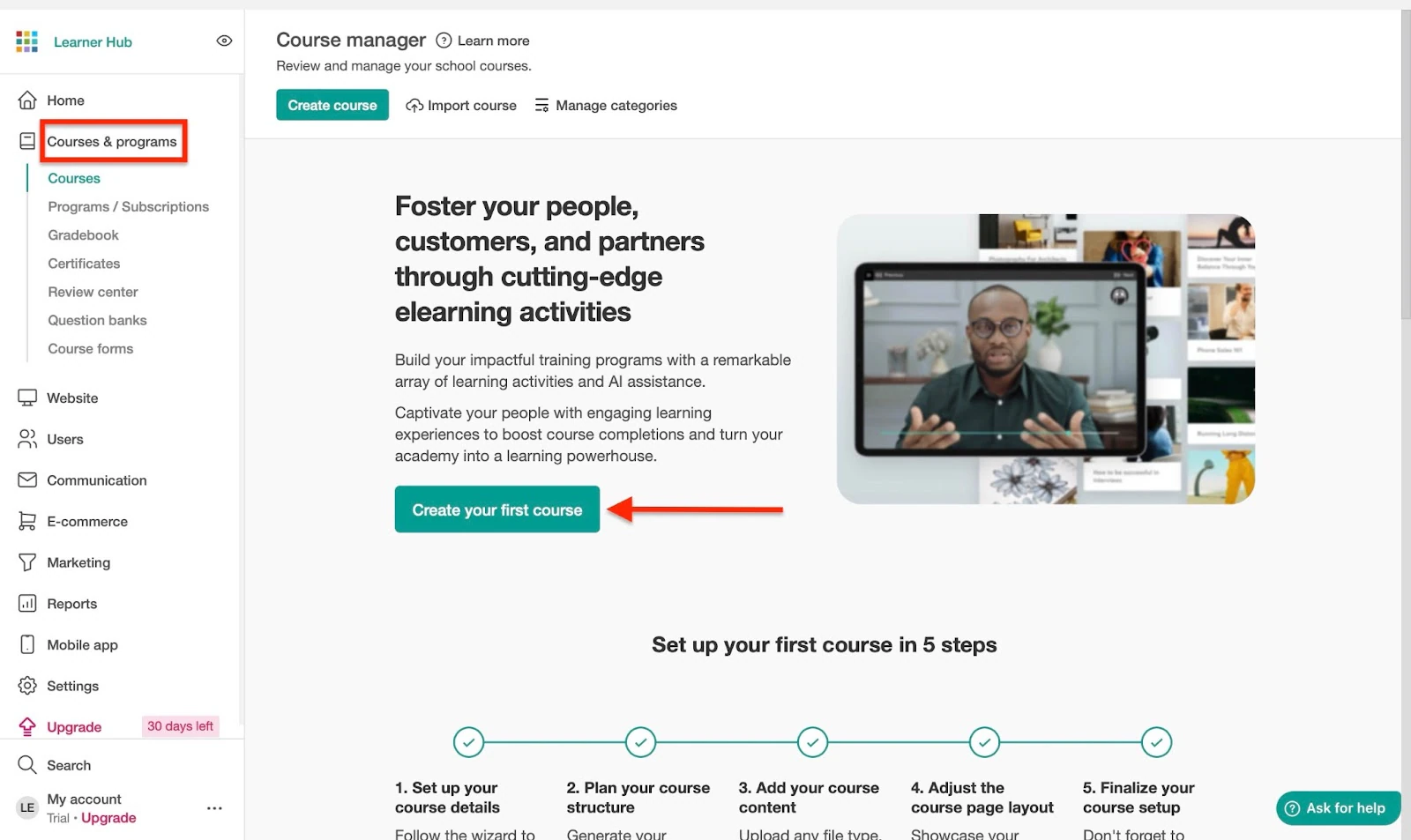 Great online course platforms available