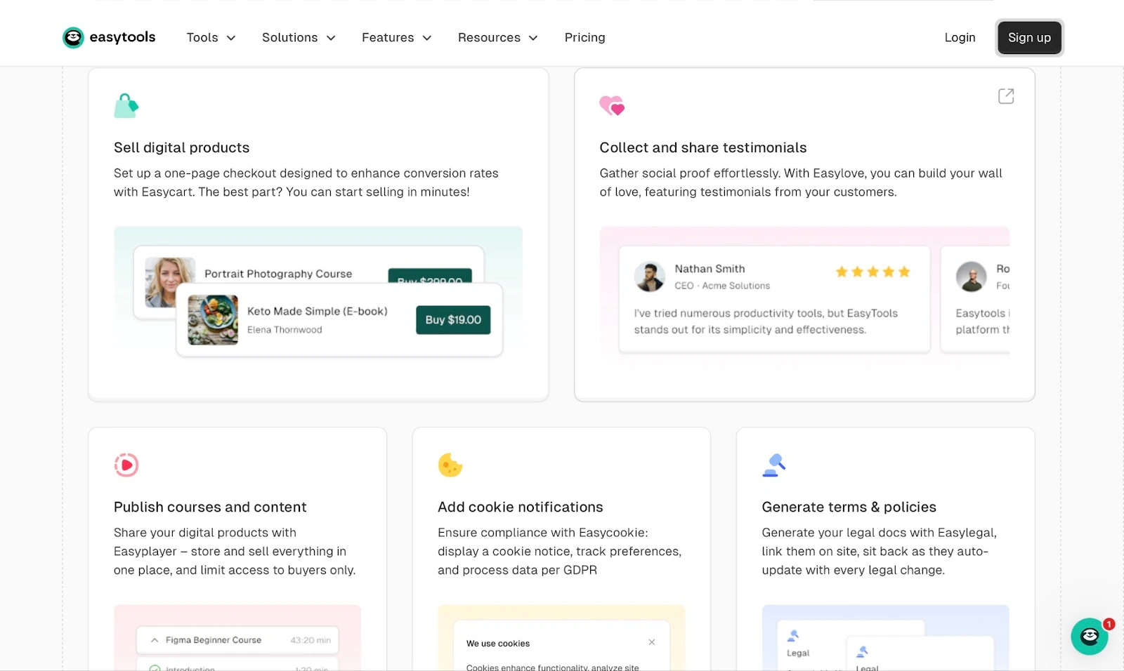 Easytools suite of tools
