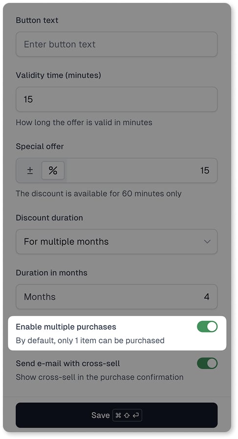 68c14fadab101f6128e675ed Easytools cross sell multiple items