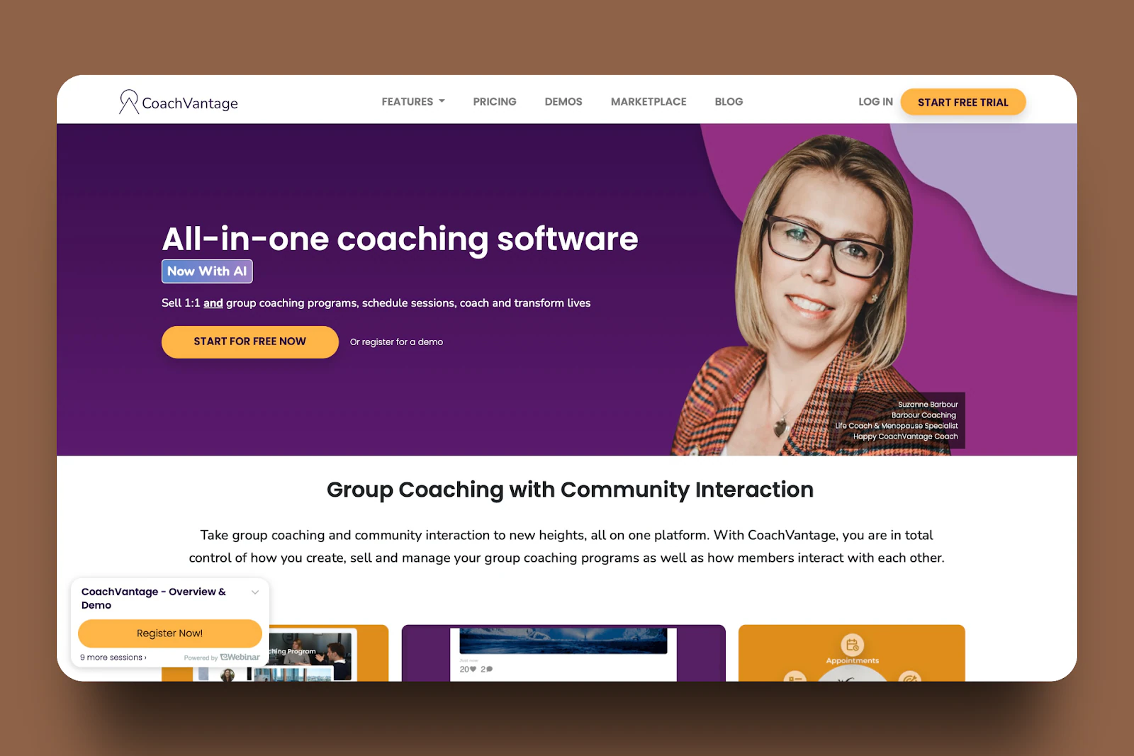 CoachVantage - Meilleure plateforme de coaching en ligne