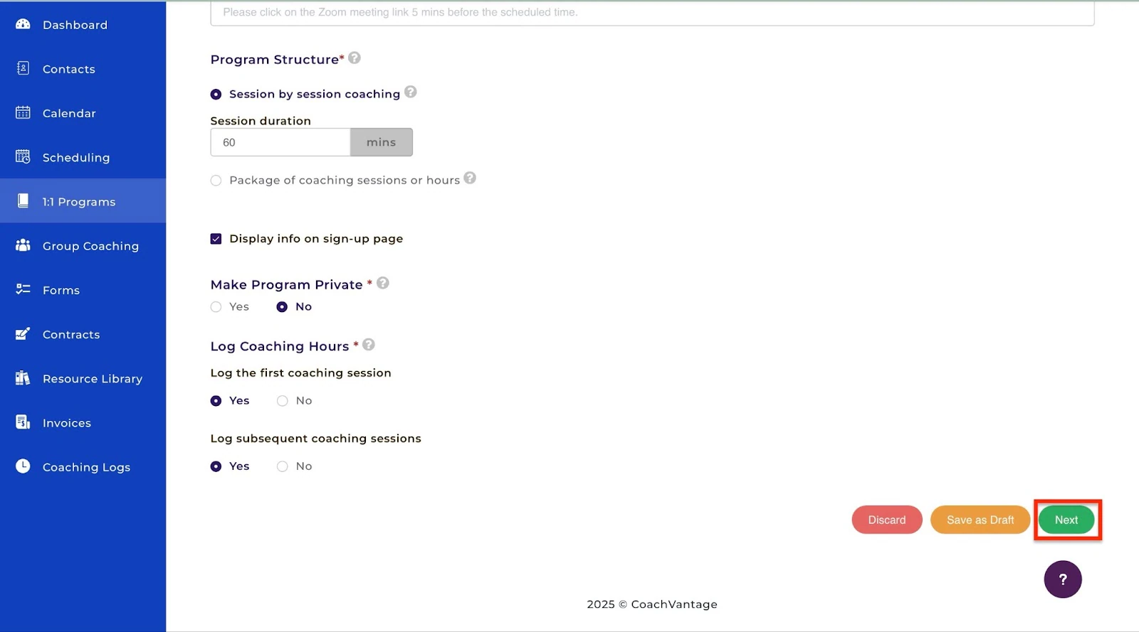 CoachVantage: automatisation affichant "Add New Automation" - créateur de formulaires