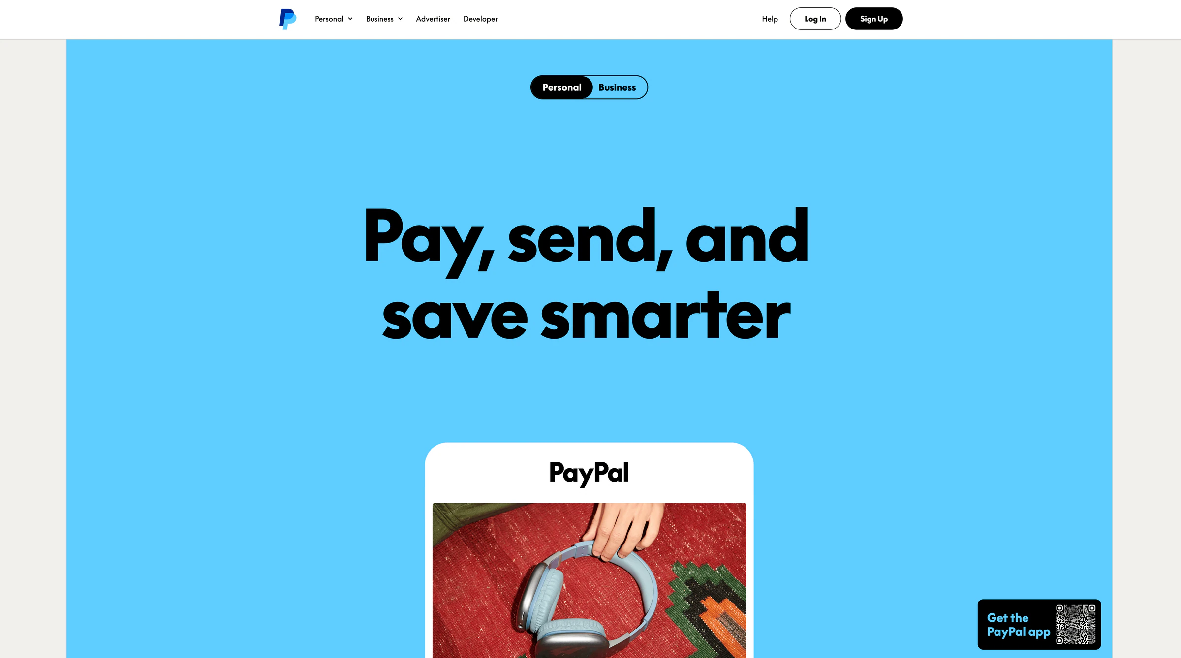PayPal online payment method