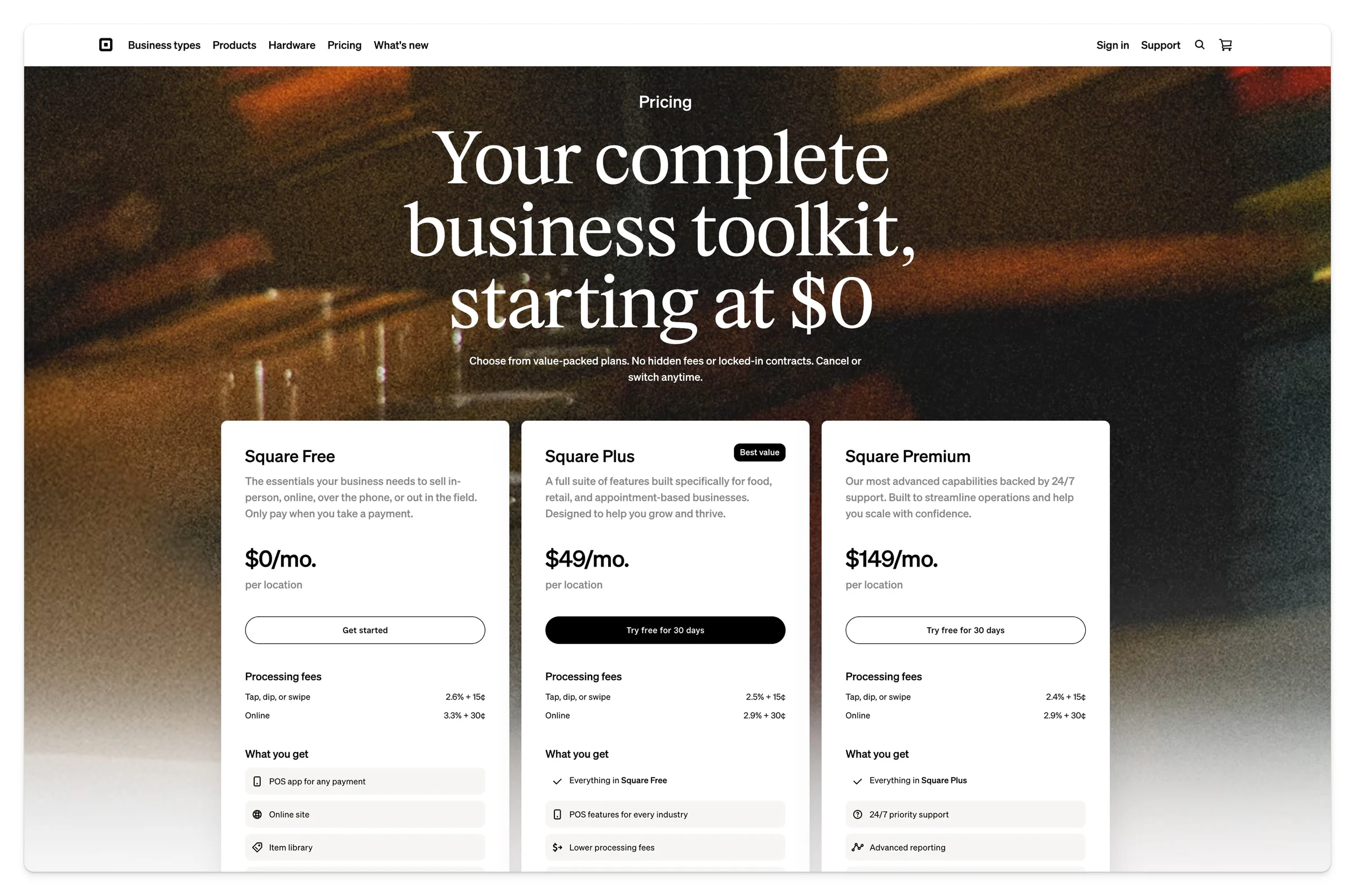 Square online payment method