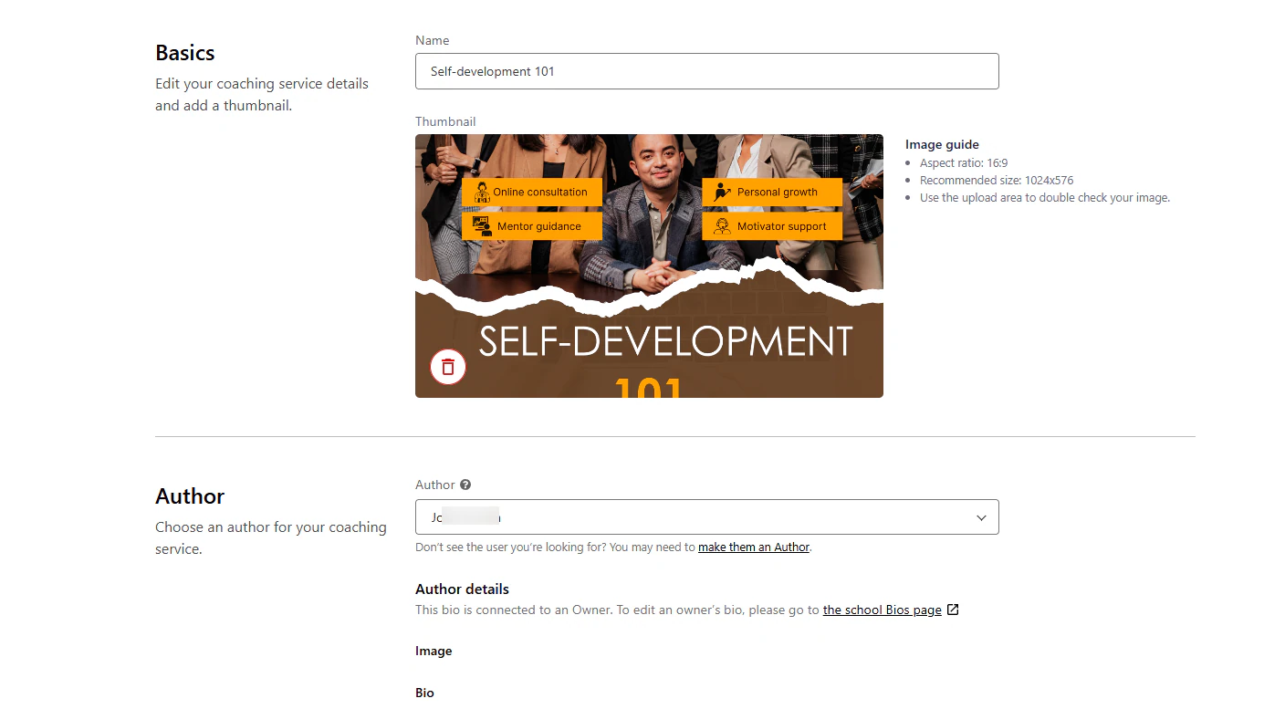 Course ceated priced and ready for publication