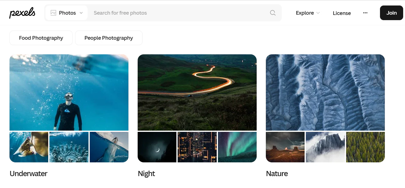 Plateforme de photos de stock pour les idées de revenus passifs