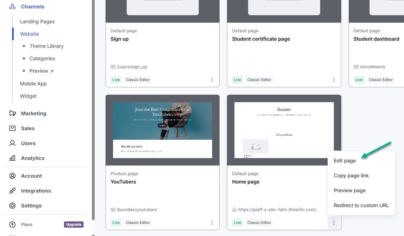 thinkific vs teachable - comparatif pour la création de site