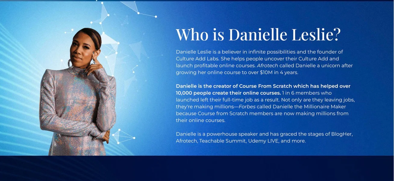 Fixez le prix de votre formation en ligne comme le fait Danielle Leslie