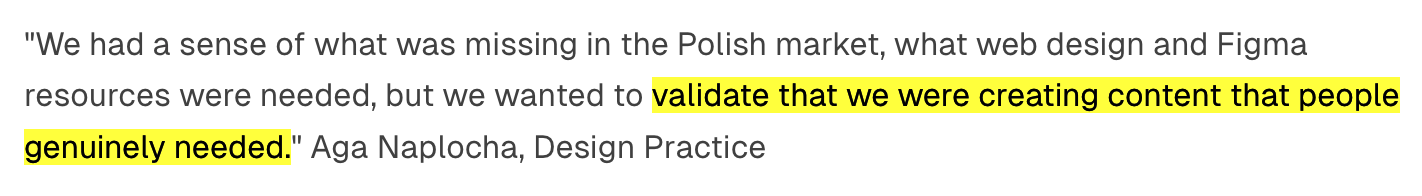 quote about needed content