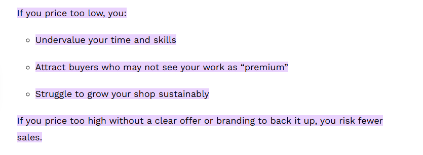 pricing mistakes from how to sell canva templates