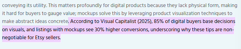 visual based decisions statistic - sell canva templates