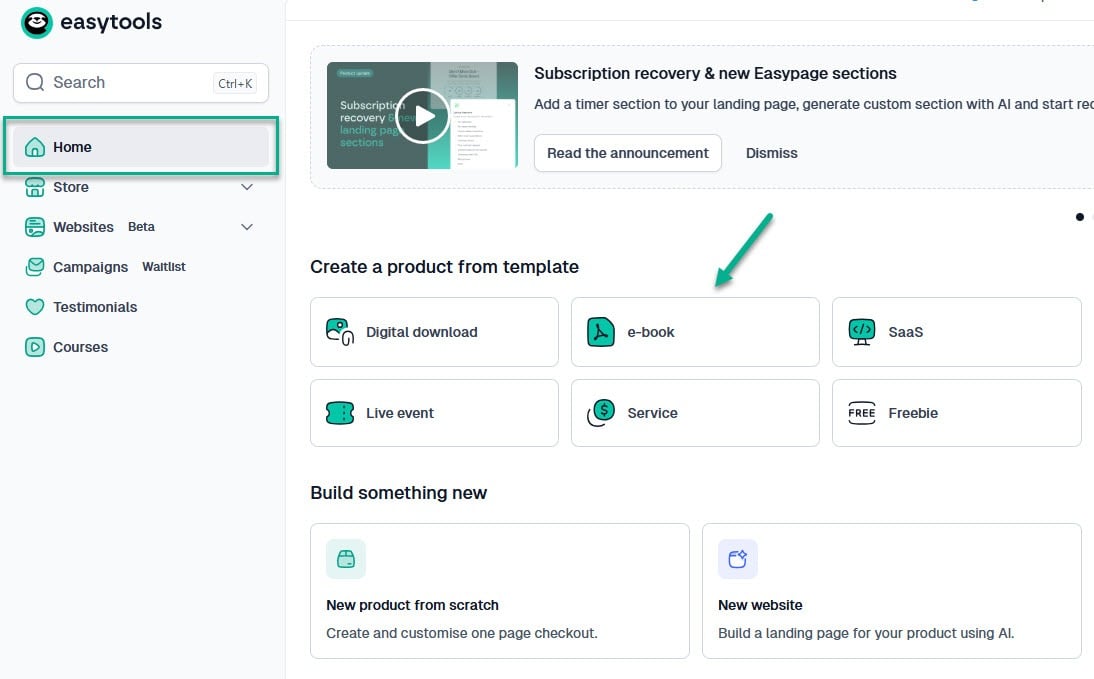 How to sell ebooks online and make money: digital product screenshot