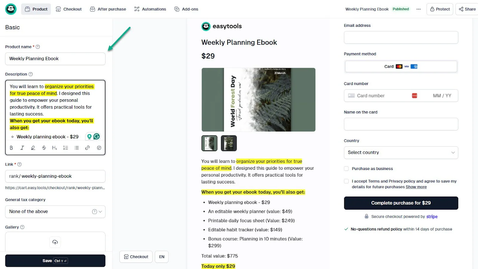 easytools - top platform for selling ebooks online