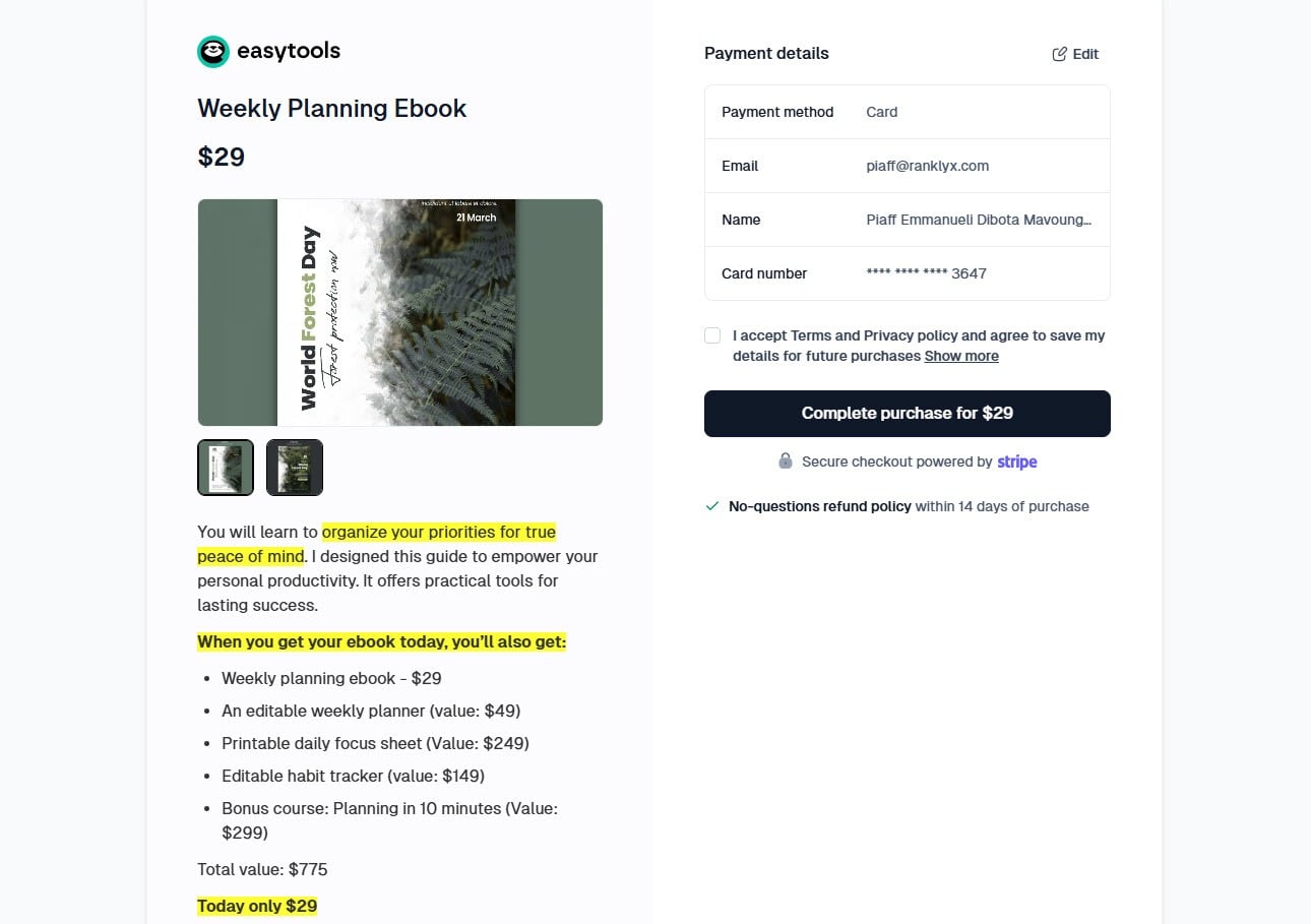 easytools - top platform for selling ebooks online
