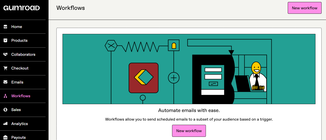 Gumroad: note personnelle: capture - automatisation