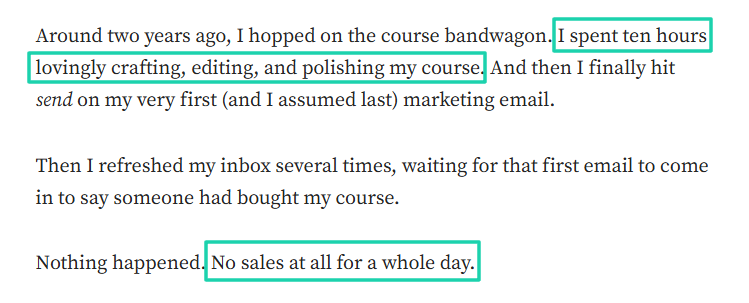 no sales after hours of work