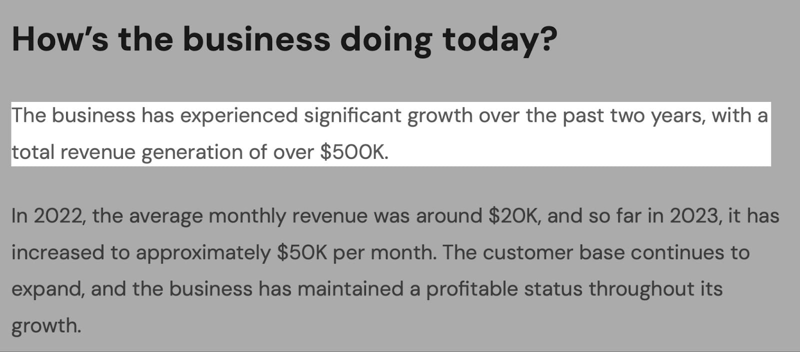 successful notion template business of easlo
