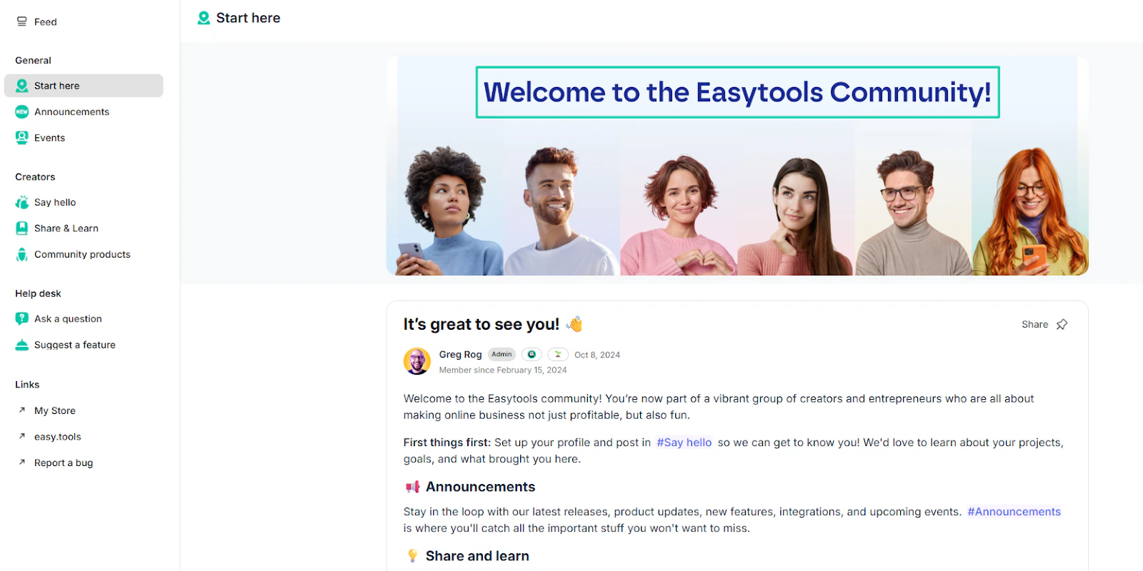 Easytools creator community