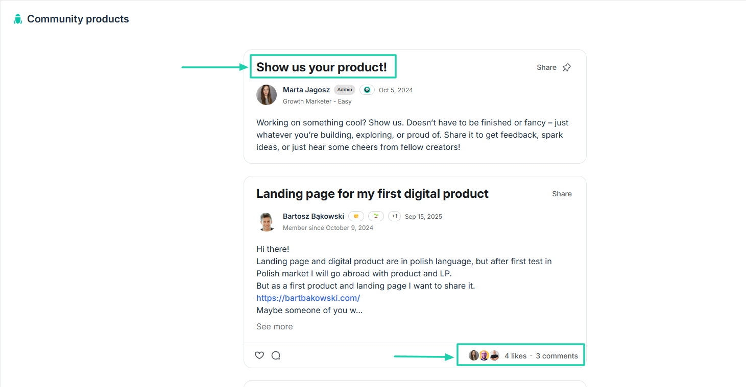 Easytools community members converse