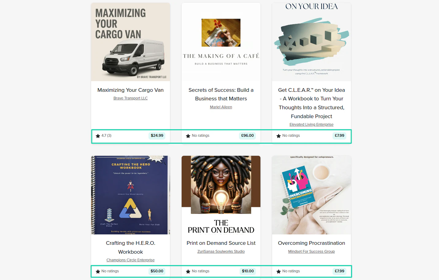 business and entrepreneurship pdfs prices on payhip