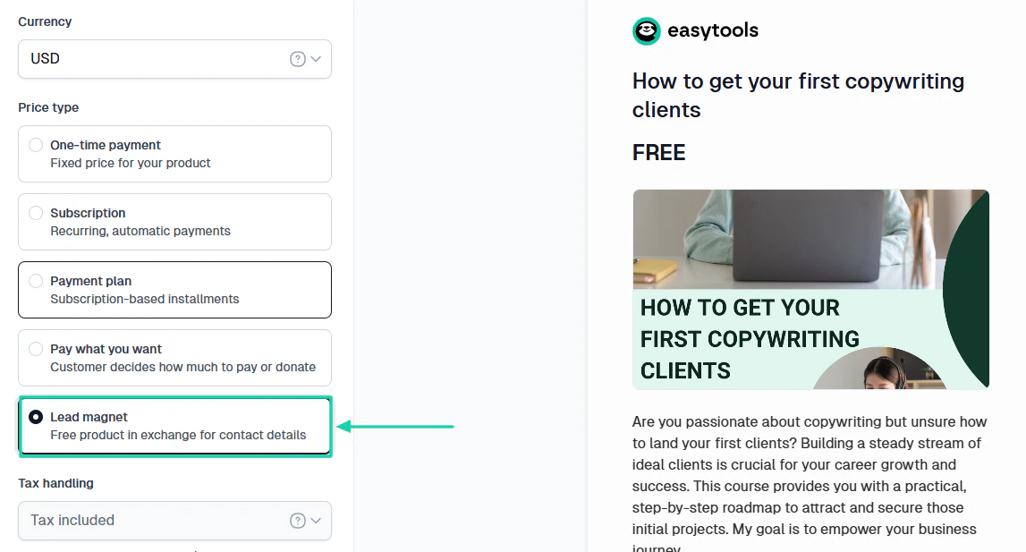 sell pdfs online with lead magnets