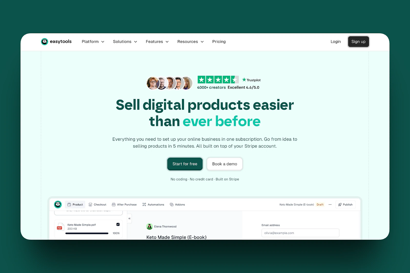 Easytools - la meilleure plateforme pour créateurs de contenu