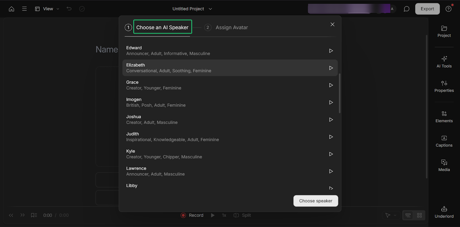 ai speaker sur une plateforme pour créateurs de contenu