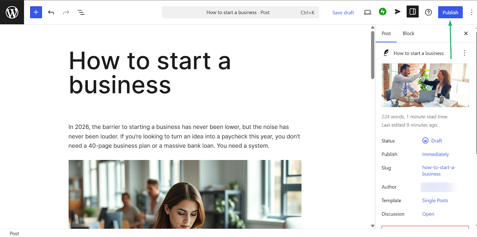 publier un article sur une plateforme pour créateurs de contenu