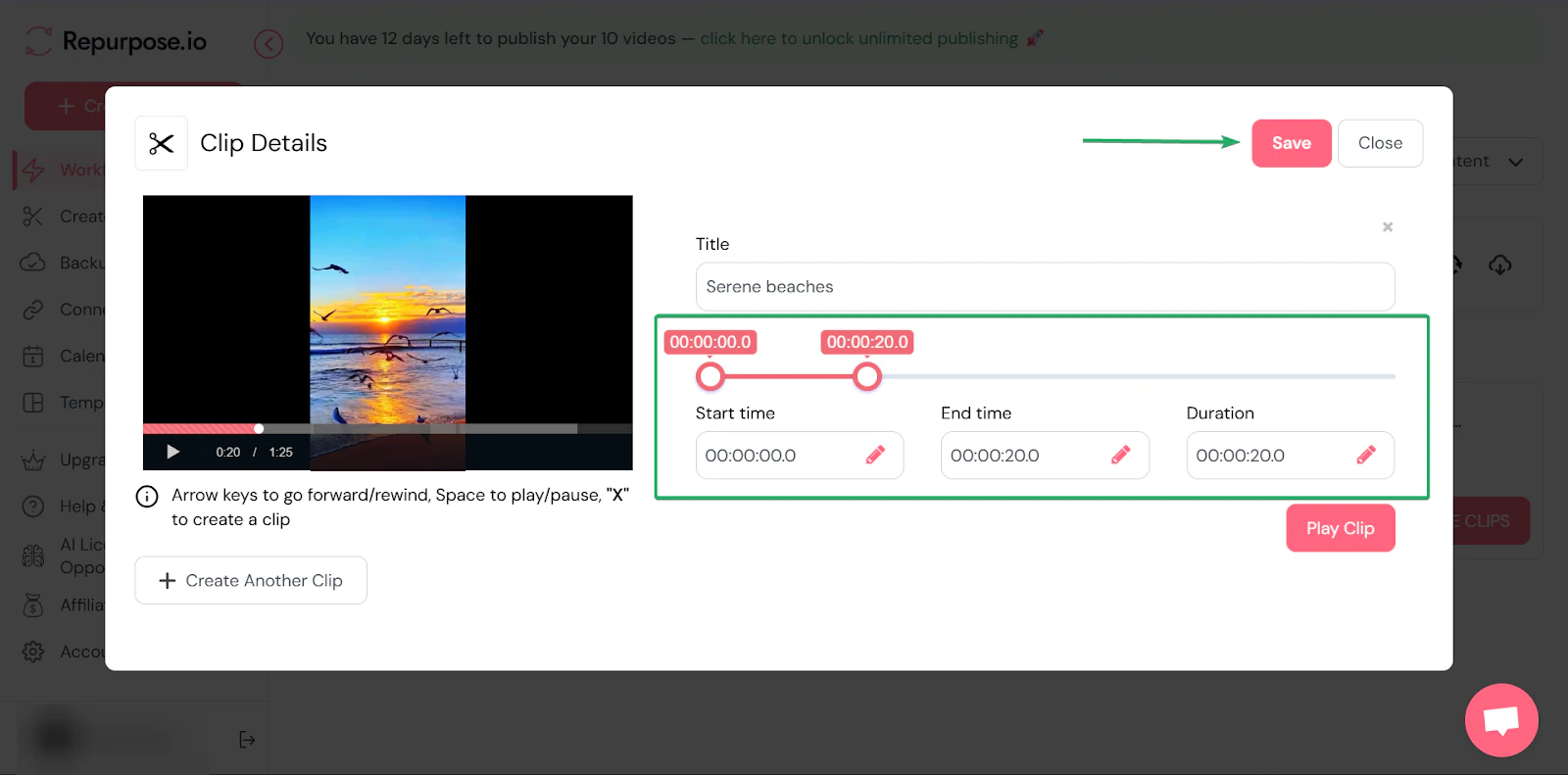 enregistrer un clip sur une plateforme pour créateurs de contenu