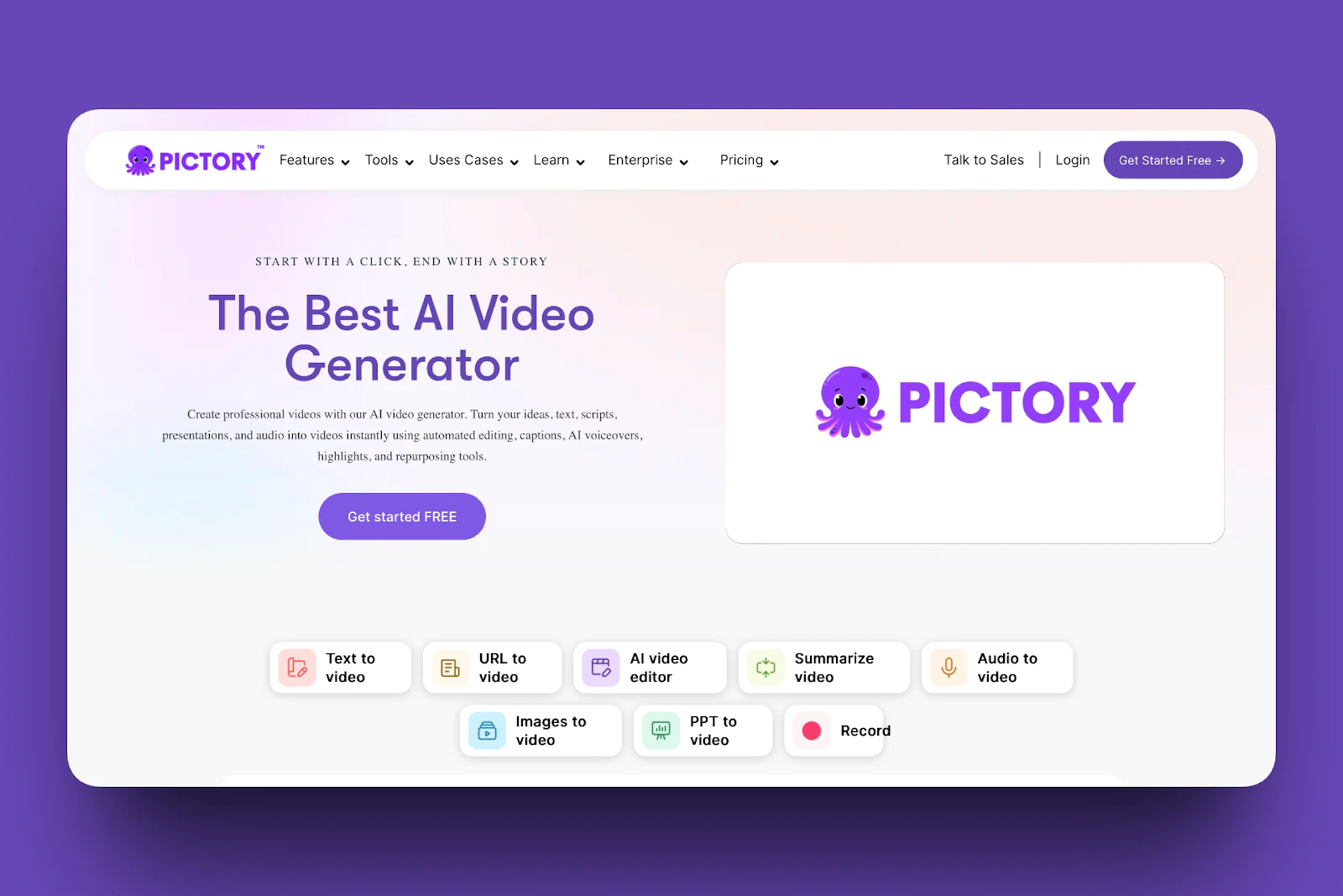Pictory - une plateforme fiable pour créateurs de contenu