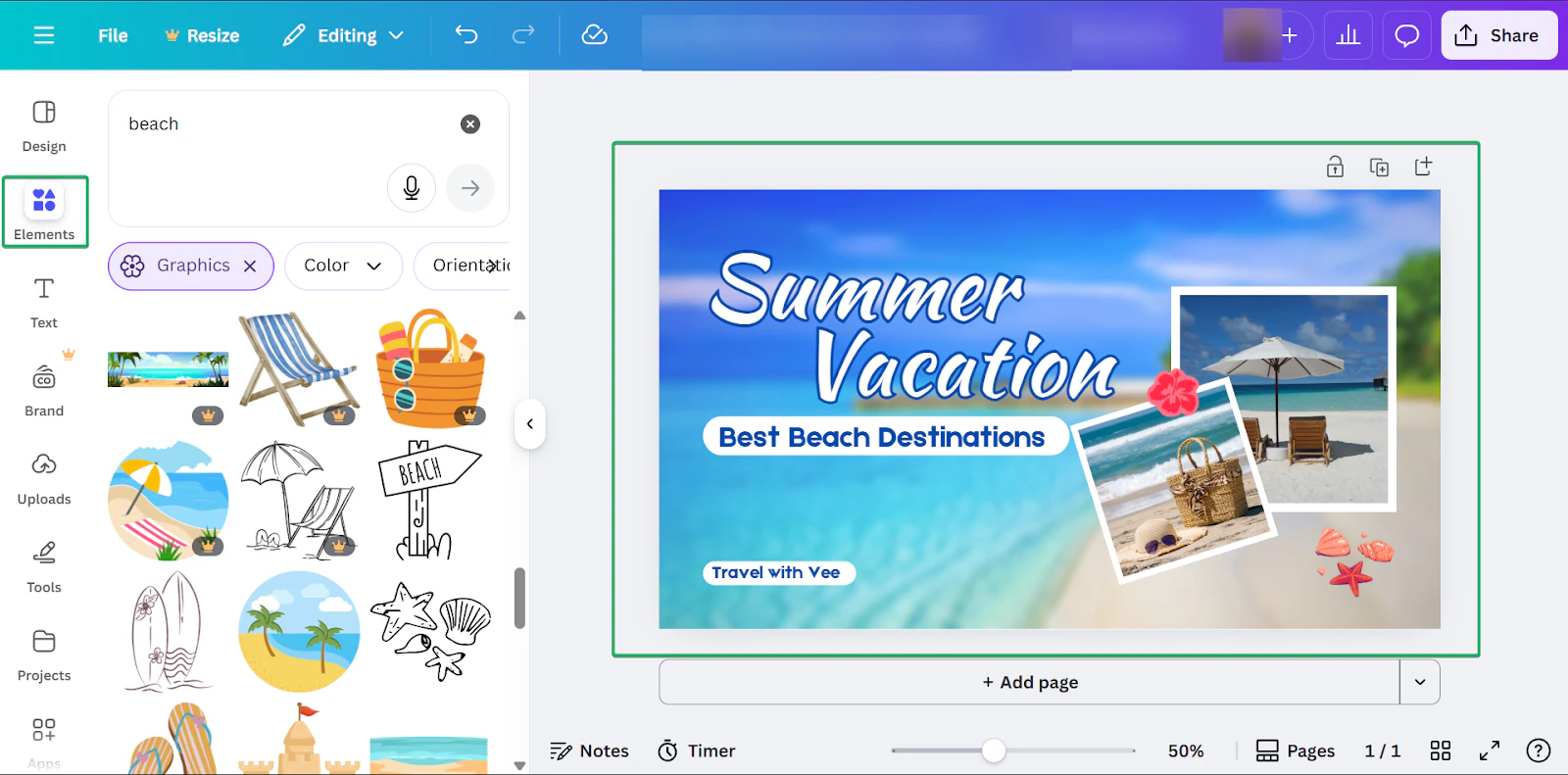 modifier des templates dans canva
