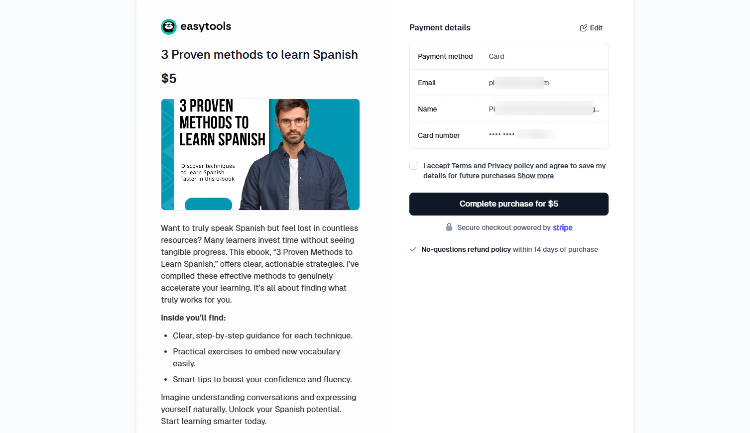 aperçu d'Easycart